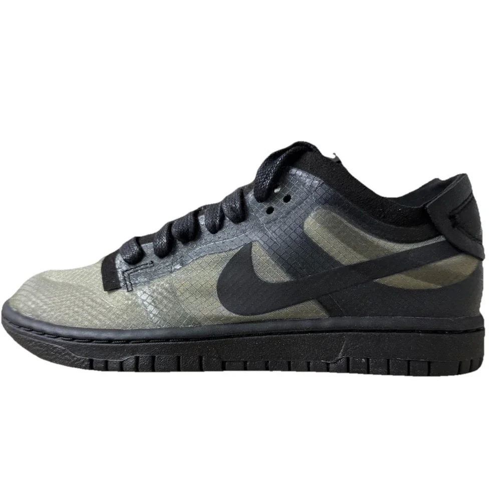 Nike Comme Des Garçons x Dunk Low Black Clear | CZ2675-002 Size Women 6 Men 4.5